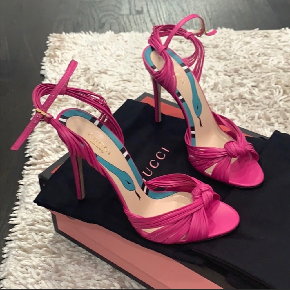 Gucci Hot Pink Sandals - Picture 2 of 4